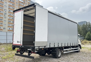 JAC N120 NEW БОРТОВОЙ С ТЕНТОМ (ШТОРЫ) И СДВИЖНАЯ КРЫША